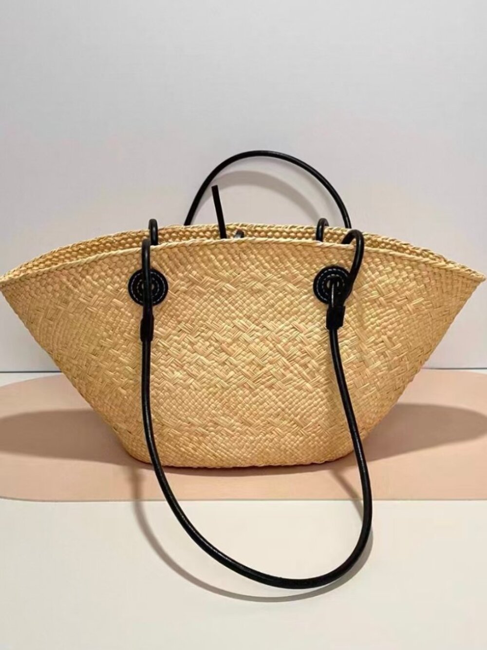 Loewe Handwoven Iraca Palm Tote Bag View 2